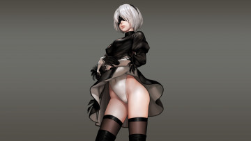 Картинка видео+игры nier +automata