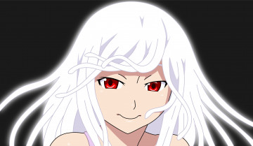 Картинка аниме bakemonogatari девушка взгляд фон