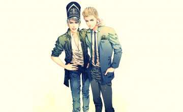 Картинка аниме hetalia +axis+powers парни