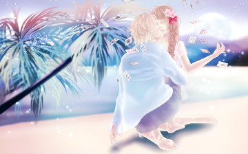 Картинка аниме hetalia +axis+powers девушка парень