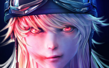 Картинка аниме bakemonogatari девушка взгляд фон