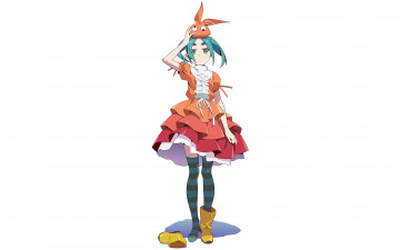 Картинка аниме bakemonogatari фон взгляд девушка