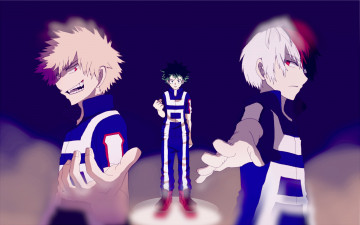 Картинка аниме boku+no+hero+academia персонажи