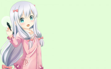 Картинка аниме eromanga-sensei фон взгляд девушка