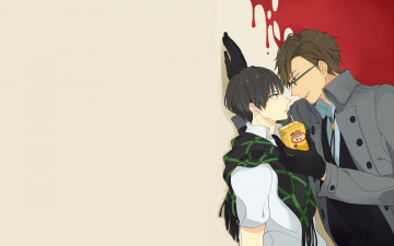 Картинка аниме kyoukai+no+kanata парни