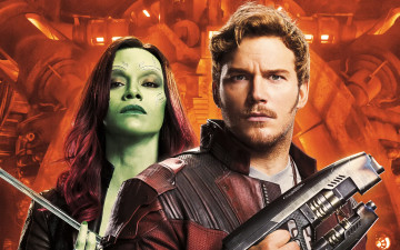 Картинка кино+фильмы guardians+of+the+galaxy+vol +2 gamora movie star lord