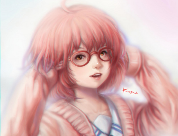 Обои картинки фото аниме, kyoukai no kanata, девушка