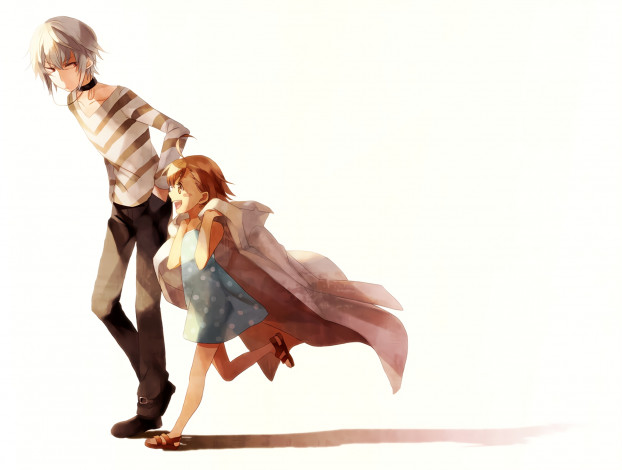 Обои картинки фото аниме, toaru majutsu no index, фон, взгляд, девушка