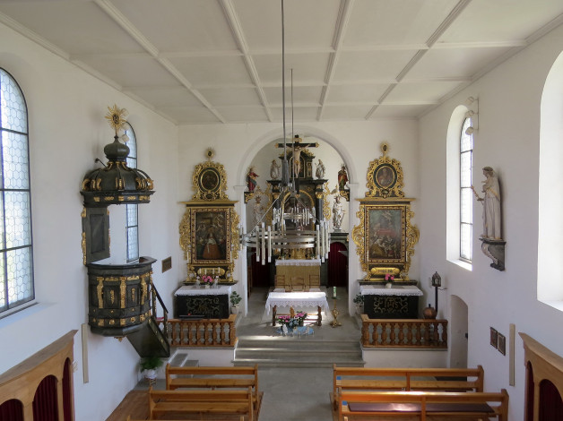 Обои картинки фото интерьер, убранство,  роспись храма, алтарь