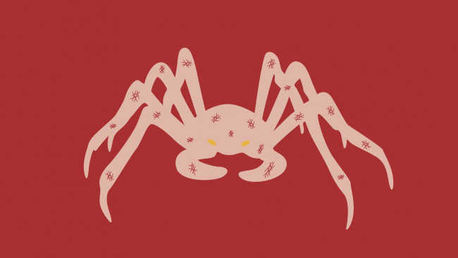 Обои картинки фото аниме, bakemonogatari, краб