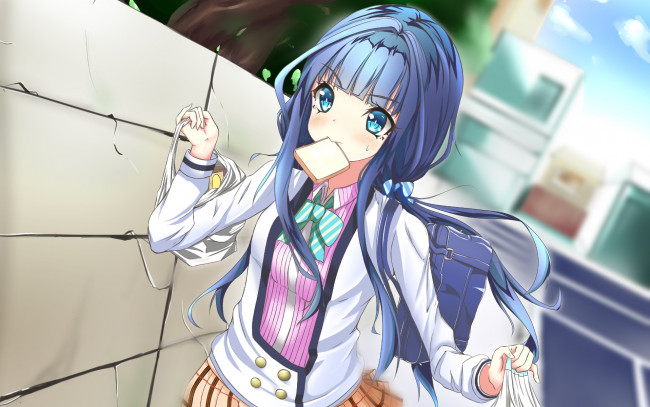 Обои картинки фото аниме, masamune-kun no revenge, фон, взгляд, девушка