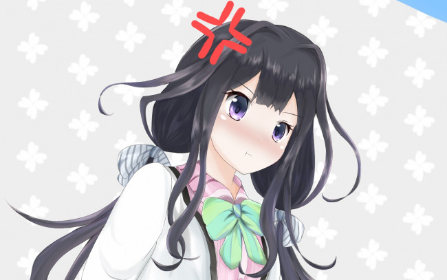 Обои картинки фото аниме, masamune-kun no revenge, фон, взгляд, девушка