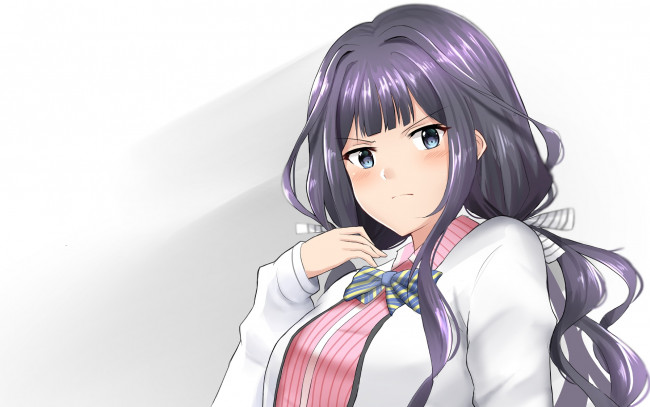 Обои картинки фото аниме, masamune-kun no revenge, фон, взгляд, девушка