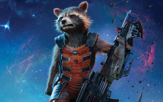 Обои картинки фото кино фильмы, guardians of the galaxy vol,  2, rocket, raccoon