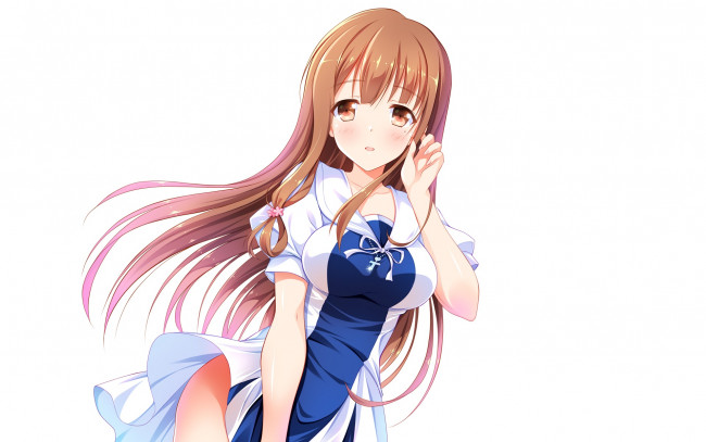 Обои картинки фото masamune-kun no revenge, аниме, фон, взгляд, девушка