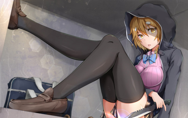 Обои картинки фото аниме, masamune-kun no revenge, фон, взгляд, девушка