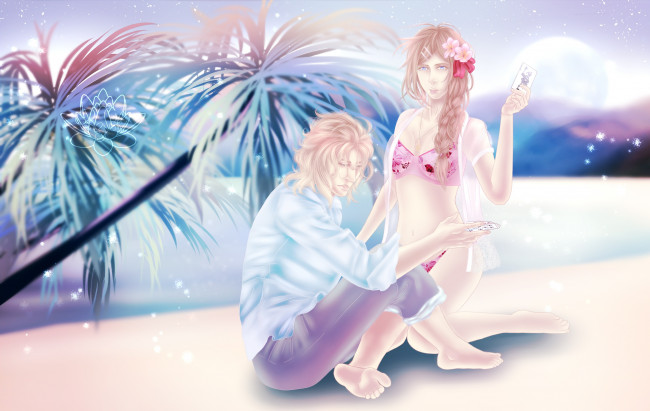 Обои картинки фото аниме, hetalia,  axis powers, девушка, парень