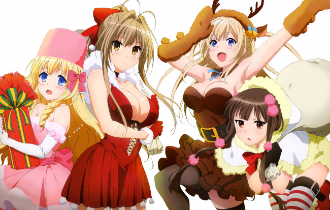 Обои картинки фото аниме, amagi brilliant park, девушки