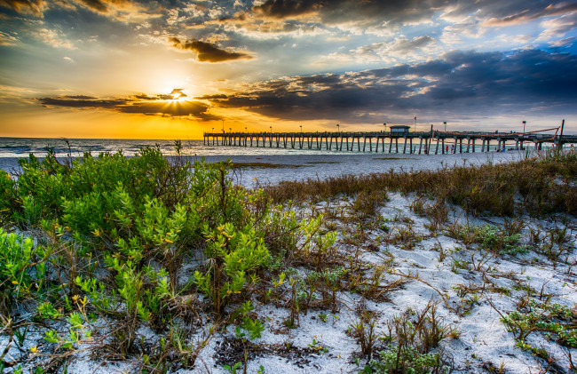 Обои картинки фото природа, побережье, рассвет