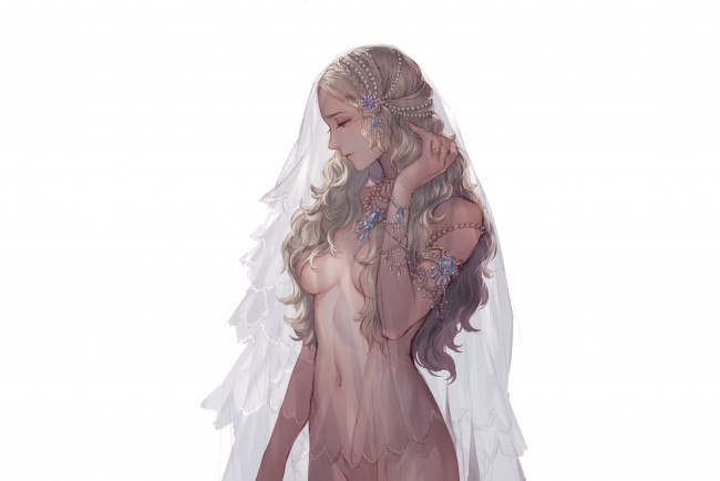 Обои картинки фото аниме, unknown,  другое, девушка