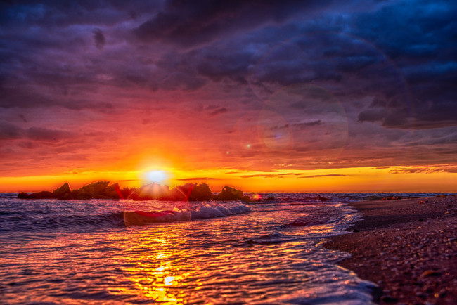 Обои картинки фото природа, восходы, закаты, рассвет