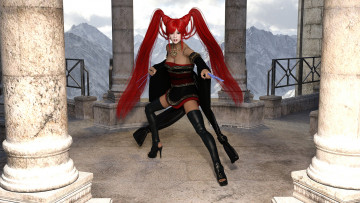 Картинка 3д+графика фантазия+ fantasy фон девушка взгляд