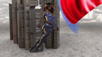 Картинка 3д+графика фантазия+ fantasy фон взгляд девушка