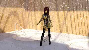 Картинка 3д+графика люди+ people девушка фон взгляд