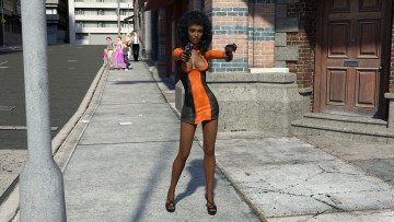 Картинка 3д+графика люди+ people взгляд девушка фон