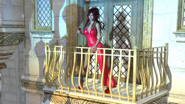 Картинка 3д+графика люди+ people взгляд девушка фон