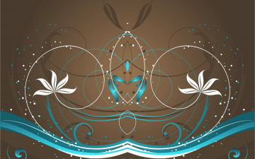 Картинка векторная+графика цветы+ flowers узор цвета фон