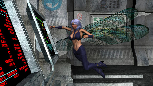 Обои картинки фото 3д графика, эльфы , elves, взгляд, девушка, фон