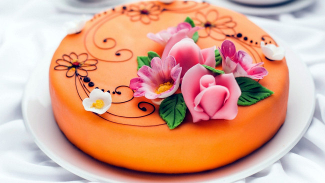 Обои картинки фото еда, торты, марципаны, торт, лакомство