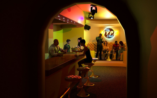 Обои картинки фото 3д графика, люди , people, взгляд, девушки, фон