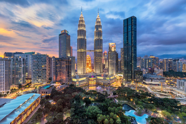 Обои картинки фото города, куала-лумпур , малайзия, простор