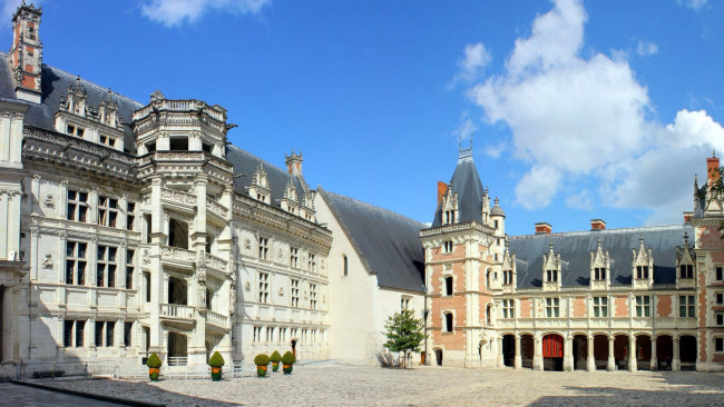 Обои картинки фото chateau de blois, города, замки франции, chateau, de, blois