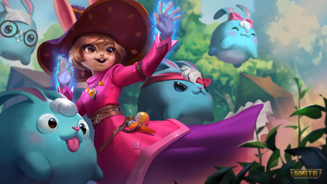 Обои картинки фото видео игры, smite, scylla