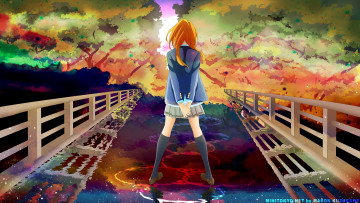 обоя аниме, shigatsu wa kimi no uso, твоя, апрельская, ложь