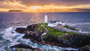 Картинка fanad+head+lighthouse ireland природа маяки fanad head lighthouse