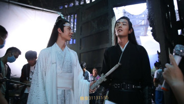 обоя разное, знаменитости, ван, ибо, сяо, чжань, костюмы, съемки