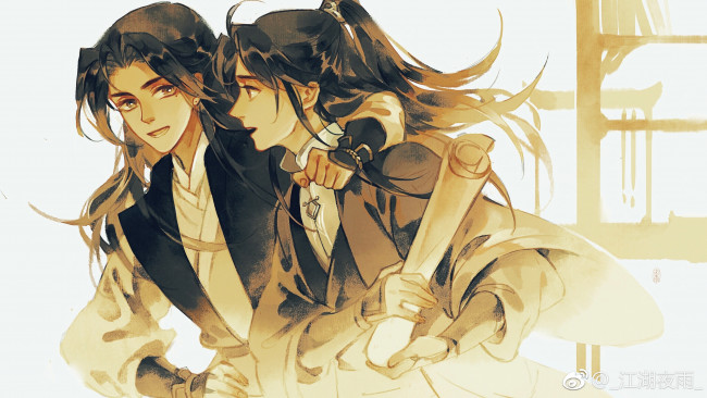 Обои картинки фото jianghu ye yu, аниме, unknown,  другое , jianghu, ye, yu, парни