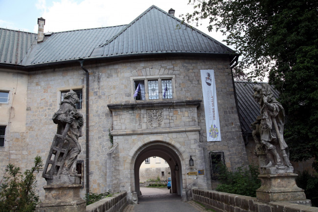 Обои картинки фото hruba skala castle, города, замки чехии, hruba, skala, castle
