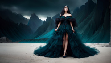 Картинка бестия девушки -+креатив +косплей девушка женщина брюнетка темноволосая сексуальная модель звезда позирует разная обувь верхняя стильная одежда нижнее эротическое бельё трусы лифчик колготки чулки аксессуары макияж и множество элементов на фотографии