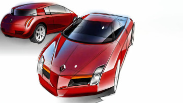 Картинка 295463 рисованное авто мото автомобиль