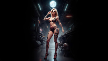 Картинка фэнтези девушки нейросети графика нейроарт ai art нейронные сети рисунки нейро искусство нейрографика graphics neuroart neural networks drawings neuro neurography