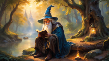 Картинка фэнтези маги +волшебники нейросети графика нейроарт ai art нейронные сети рисунки нейро искусство нейрографика graphics neuroart neural networks drawings neuro neurography