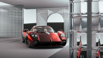 Картинка pagani+utopia+2023 автомобили pagani utopia гиперкар вишнeвый