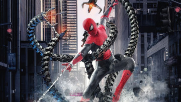 обоя spider-man,  no way home , 2021, кино фильмы,  no way home, человек, паук, нет, пути, домой, фантастика, боевик, фэнтези, том, холланд, tom, holland, peter, parker