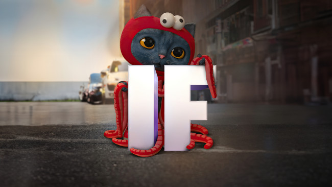 Обои картинки фото if ,  2024 , кино фильмы, if, blake, lively, octopuss, озвучка, воображаемые, друзья, фэнтези, драма, комедия