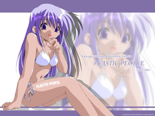 Обои картинки фото аниме, plastic, people